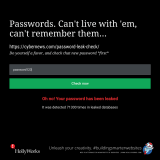 Before you commit to a new password, screen it to see if it