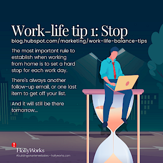 By now, some are grooving in. Others burning out. Working at home can be a challenge (even without a global health crisis) and after 20 years doing so, the biggest hurdle is knowing when to quit... at least for the day.